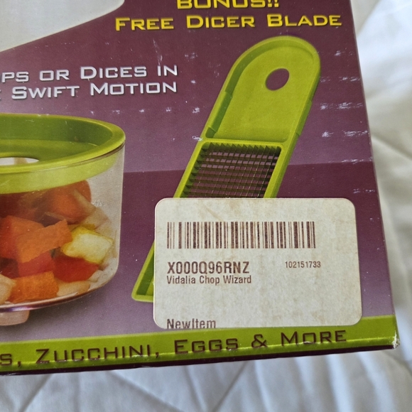 Vidalia Chop Wizard with Bonus Dicer Blade - Picture 3 of 5